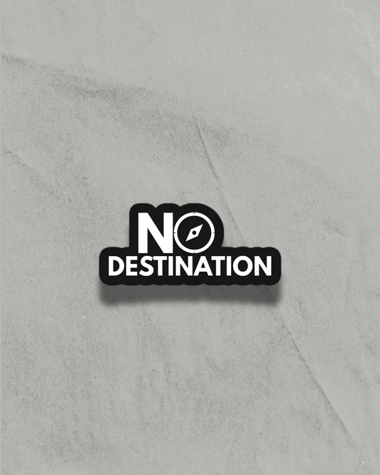 No Destination / Car Sticker