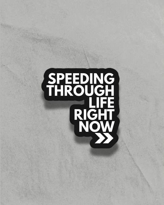 Speeding / Car Sticker